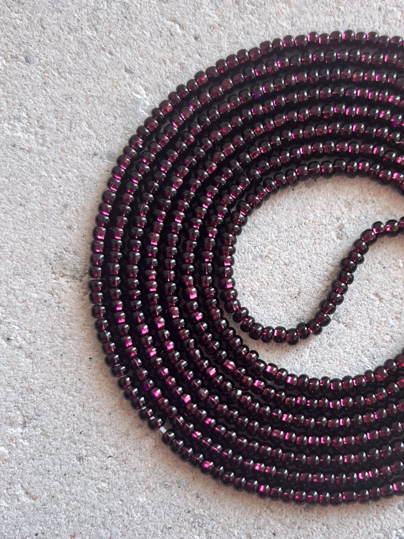 Plum Waistbead
