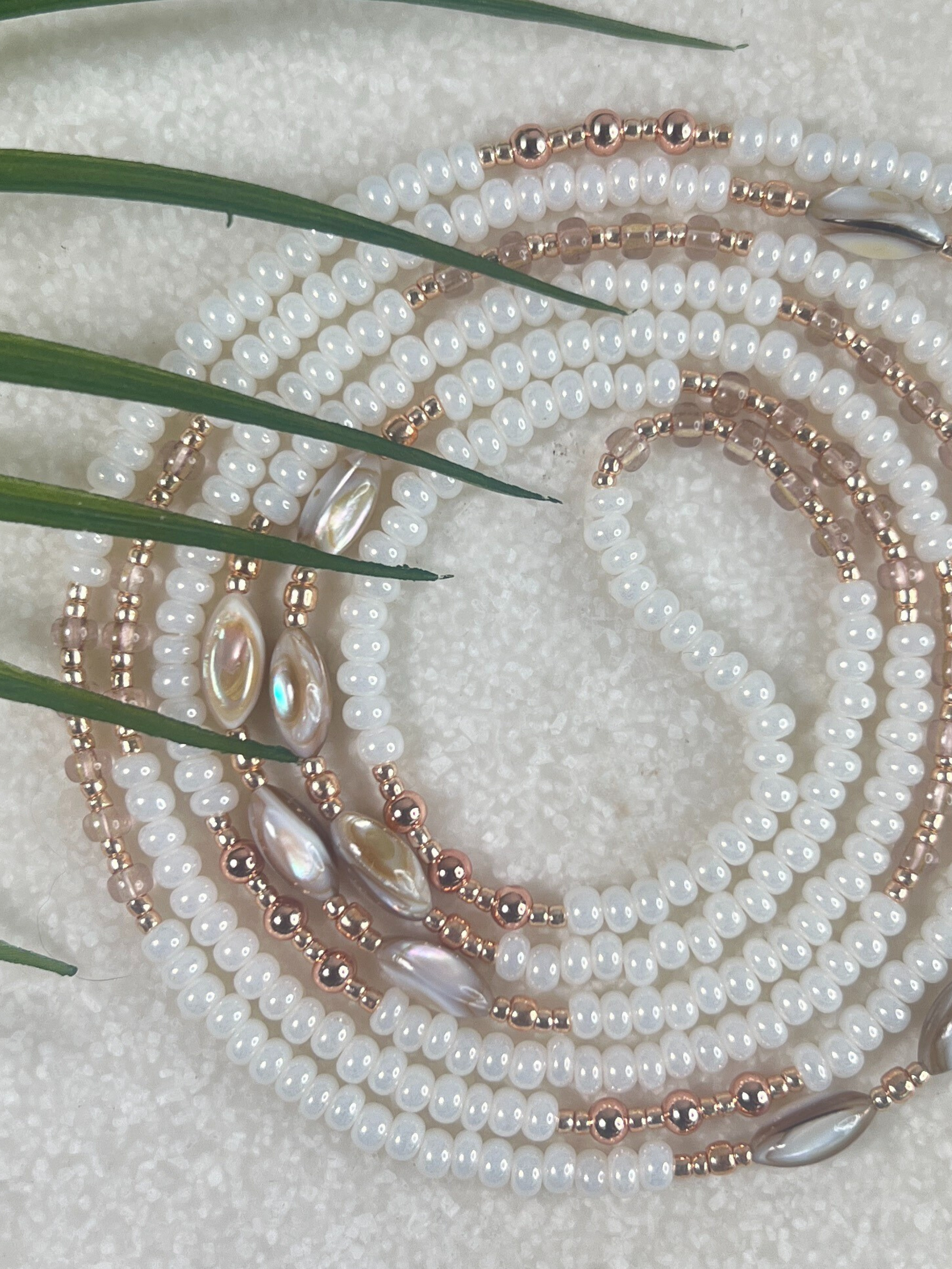 Blush & Pearls Waistbead