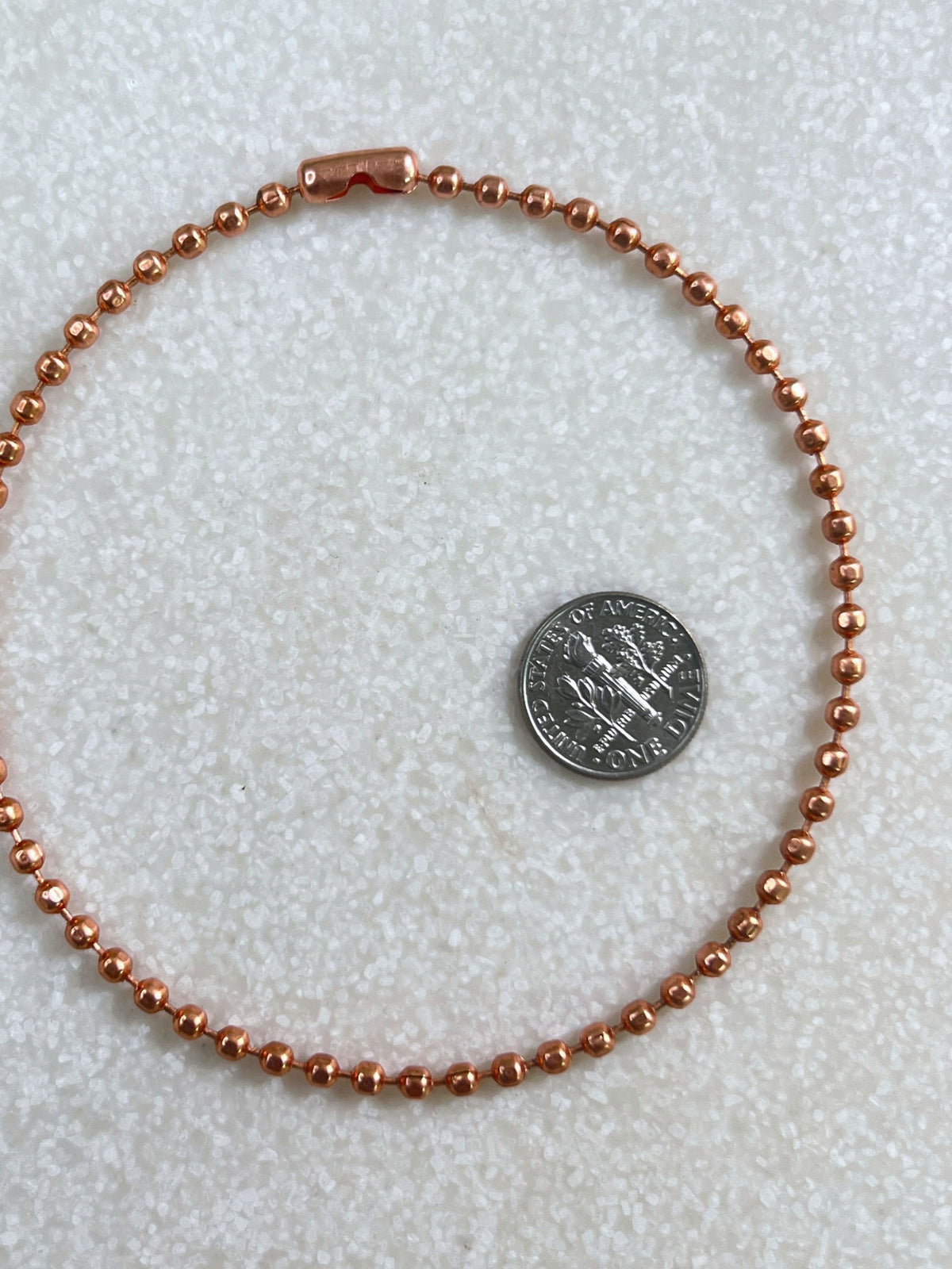Faceted Anklet Chain