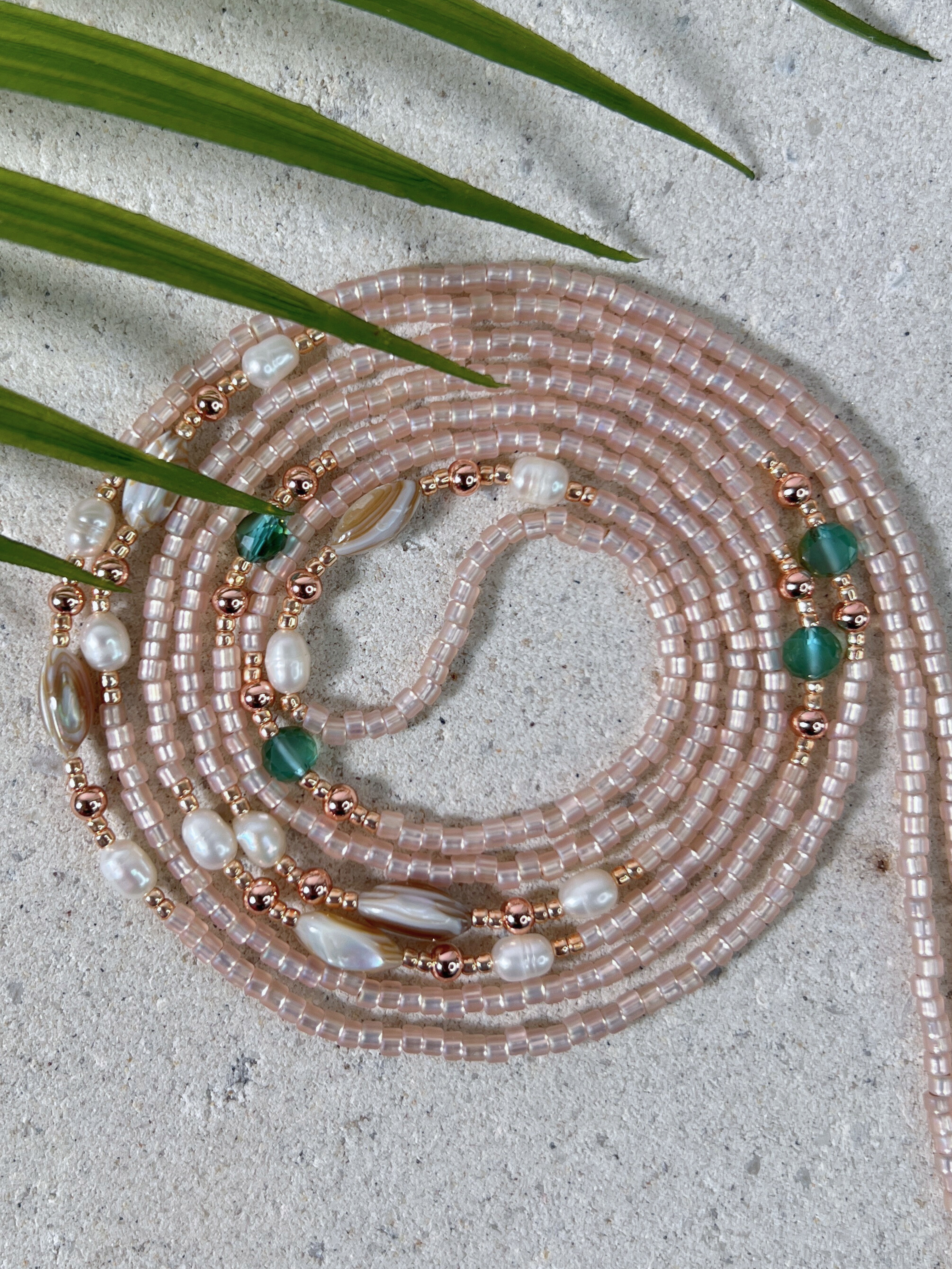 Pink Beach Waistbead