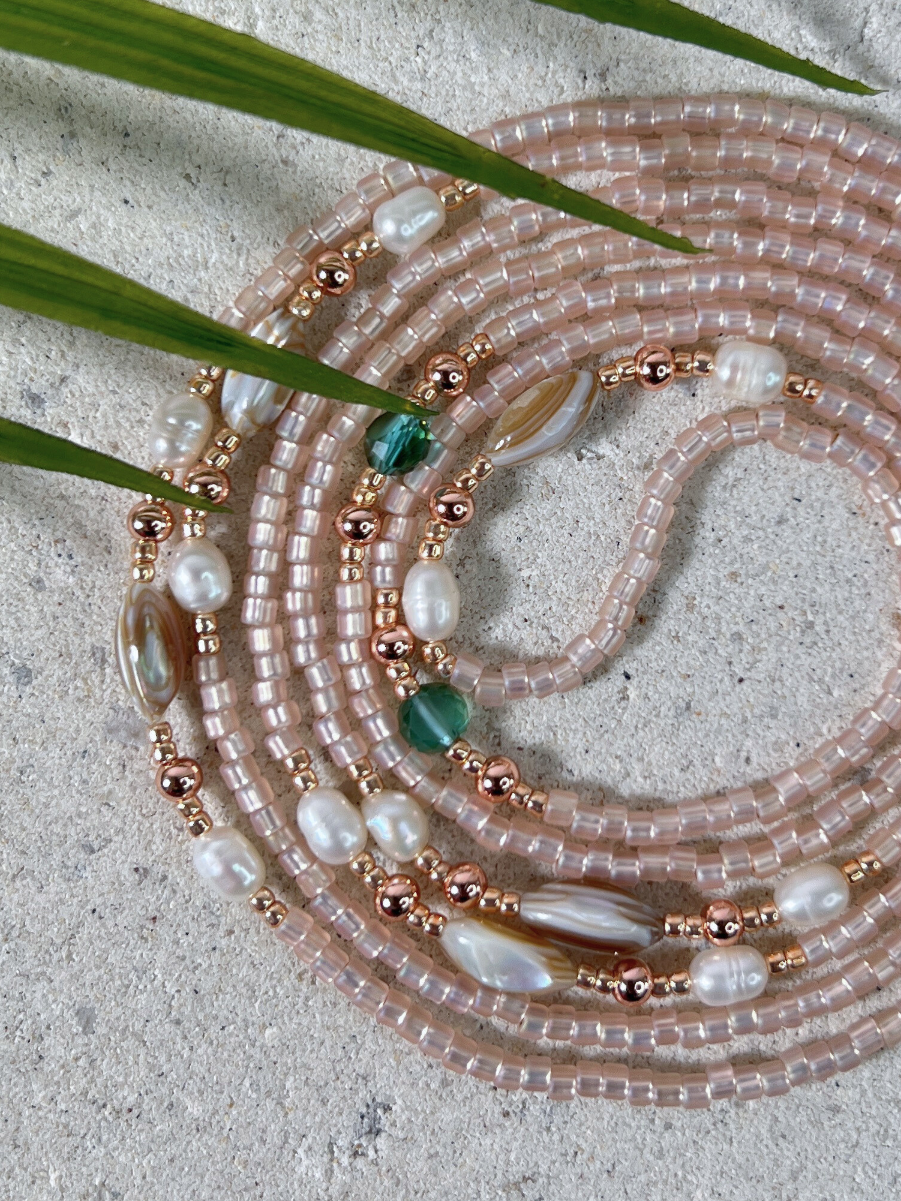 Pink Beach Waistbead