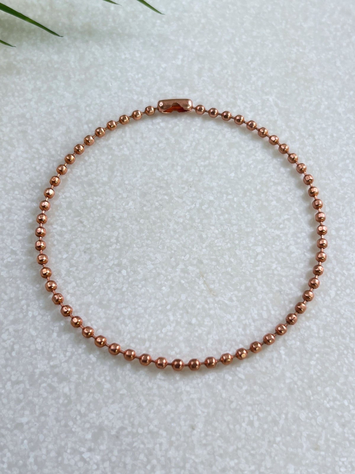 Faceted Anklet Chain